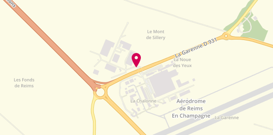 Plan de La Pizza Doree, Aerodrome Reims Prunay Aile Droite Route Sainte Menehould, 51360 Prunay