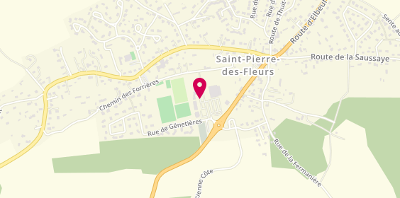 Plan de La Casa Pizza, 6 Route d'Elbeuf, 27370 Saint-Pierre-des-Fleurs
