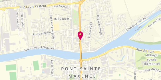 Plan de La Toscane, 30 Rue de la République, 60700 Pont-Sainte-Maxence