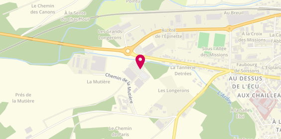 Plan de Le Kiosque à Pizzas, Route de Soissons, 51170 Fismes