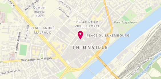 Plan de Pizzeria Princillia, 8 Rue du Manège, 57100 Thionville