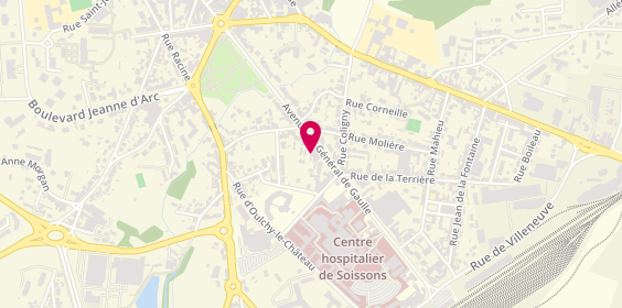 Plan de Pizzeria MARCO à SOISSONS, 28 avenue du Général de Gaulle, 02200 Soissons