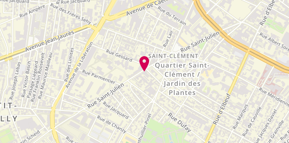 Plan de Les Colonnades Rouen, 189 Rue Saint-Julien, 76100 Rouen