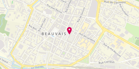 Plan de Pizzeria l’avenue, 23 Rue d'Agincourt, 60000 Beauvais