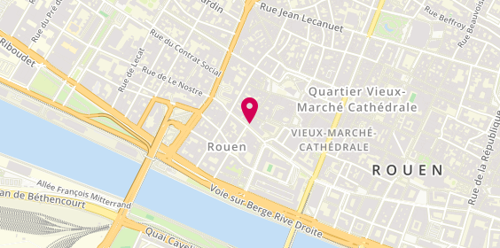 Plan de Chez Pépé et Fils, 10 Rue du Vieux Palais, 76000 Rouen