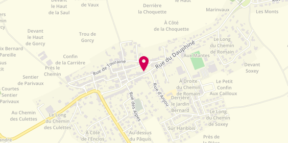 Plan de La Rinascente, 35C Rue du Dauphiné, 54400 Cosnes-et-Romain