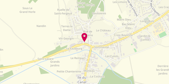 Plan de Les Pizzas de Romain, 8 Rue du Faubourg de Liesse, 08360 Château-Porcien