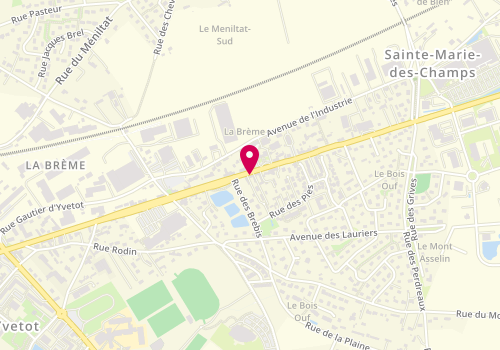 Plan de La tour de pizz, 20 avenue René Coty, 76190 Sainte-Marie-des-Champs
