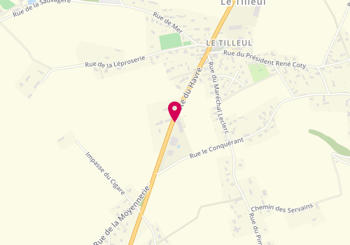 Plan de Pizza du Tilleul, Route du Havre, 76790 Le Tilleul