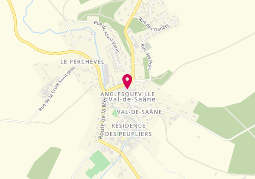 Plan de Pizzaland Val-de-Saâne, 128 Place Daniel Boucour, 76890 Val-de-Saâne