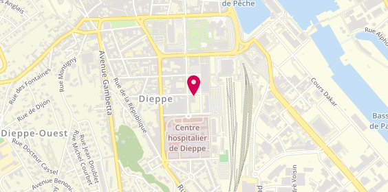 Plan de Services et Sante, avenue Pasteur, 76200 Dieppe