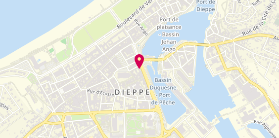 Plan de Pizza Sprint, 14 Quai Duquesne 8-12, 76200 Dieppe