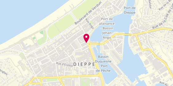 Plan de L'Adresse, 9 Arcade de la Poissonnerie, 76200 Dieppe