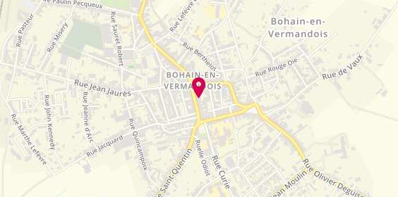 Plan de Pizz'wich, 15 Rue Francis de Pressencé, 02110 Bohain-en-Vermandois