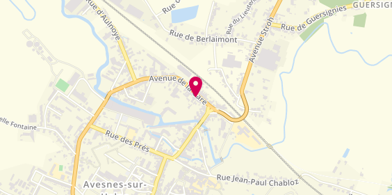 Plan de Andiamo Pizza, 13 avenue de la Gare, 59440 Avesnes-sur-Helpe