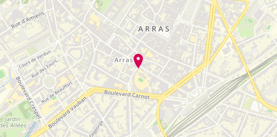 Plan de La Pizza de Nico, 27 Rue Gambetta, 62000 Arras