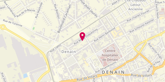 Plan de Chez Peppone, 5 Rue du Maréchal Leclerc, 59220 Denain
