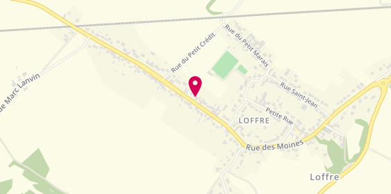 Plan de La Gallo Romaine, 631 Rue des Moines, 59182 Loffre