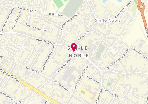 Plan de Pelles Pizza, 21 Rue de Douai, 59450 Sin-le-Noble
