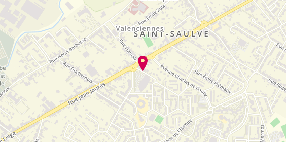 Plan de Dolce Pizza, 1 Rue Jean Moulin, 59880 Saint-Saulve