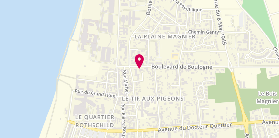 Plan de Opale Pizzas, Boulevard de Boulogne
Résidence Beaugency, 62600 Berck