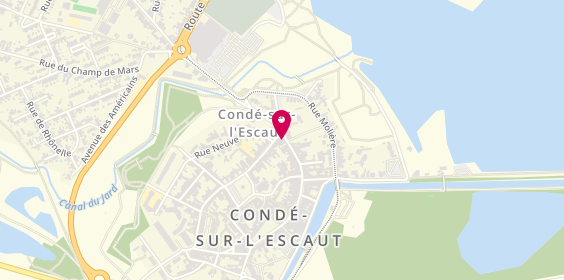 Plan de L’ESCALE, 1 place Rombault, 59163 Condé-sur-l'Escaut
