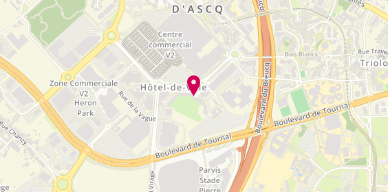 Plan de Domino's Pizza, 79 Boulevard Valmy, 59650 Villeneuve-d'Ascq
