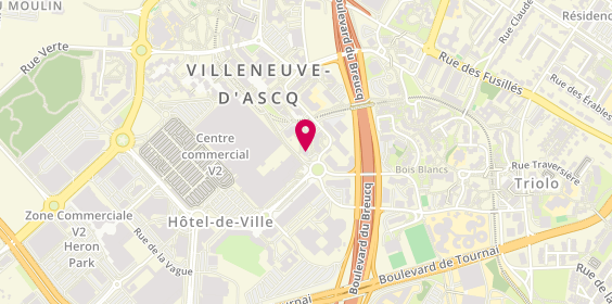 Plan de Web Pizza, 1 Chau. De l'Hôtel de Ville, 59650 Villeneuve-d'Ascq