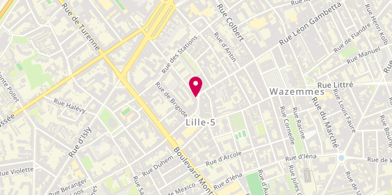 Plan de Juliet & Roméo, 6 Rue d'Esquermes, 59000 Lille