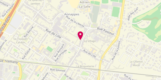 Plan de Pizza Zio, 4 Rue de la Station, 59650 Villeneuve-d'Ascq