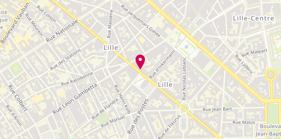 Plan de Italina, 143 Rue Solférino, 59000 Lille