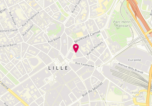 Plan de Soho Urban Food, 14 Rue Léon Trulin, 59800 Lille