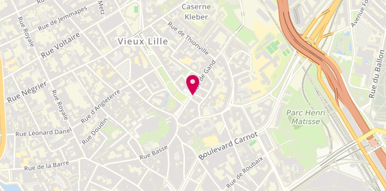 Plan de La Banque, 36 Place Louise de Bettignies, 59800 Lille