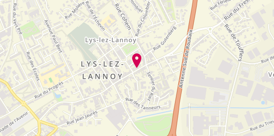 Plan de Don Pizzaiolo, 91 Rue Jean Baptiste Lebas, 59390 Lys-lez-Lannoy