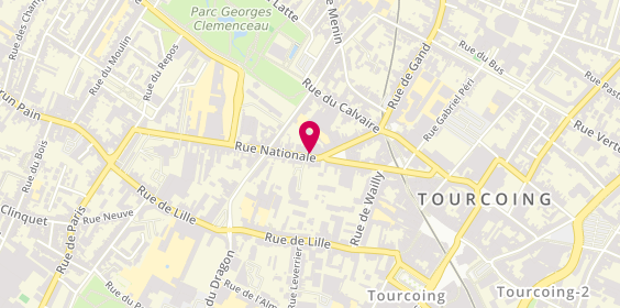 Plan de Le Grenier, 88 Rue Nationale, 59200 Tourcoing